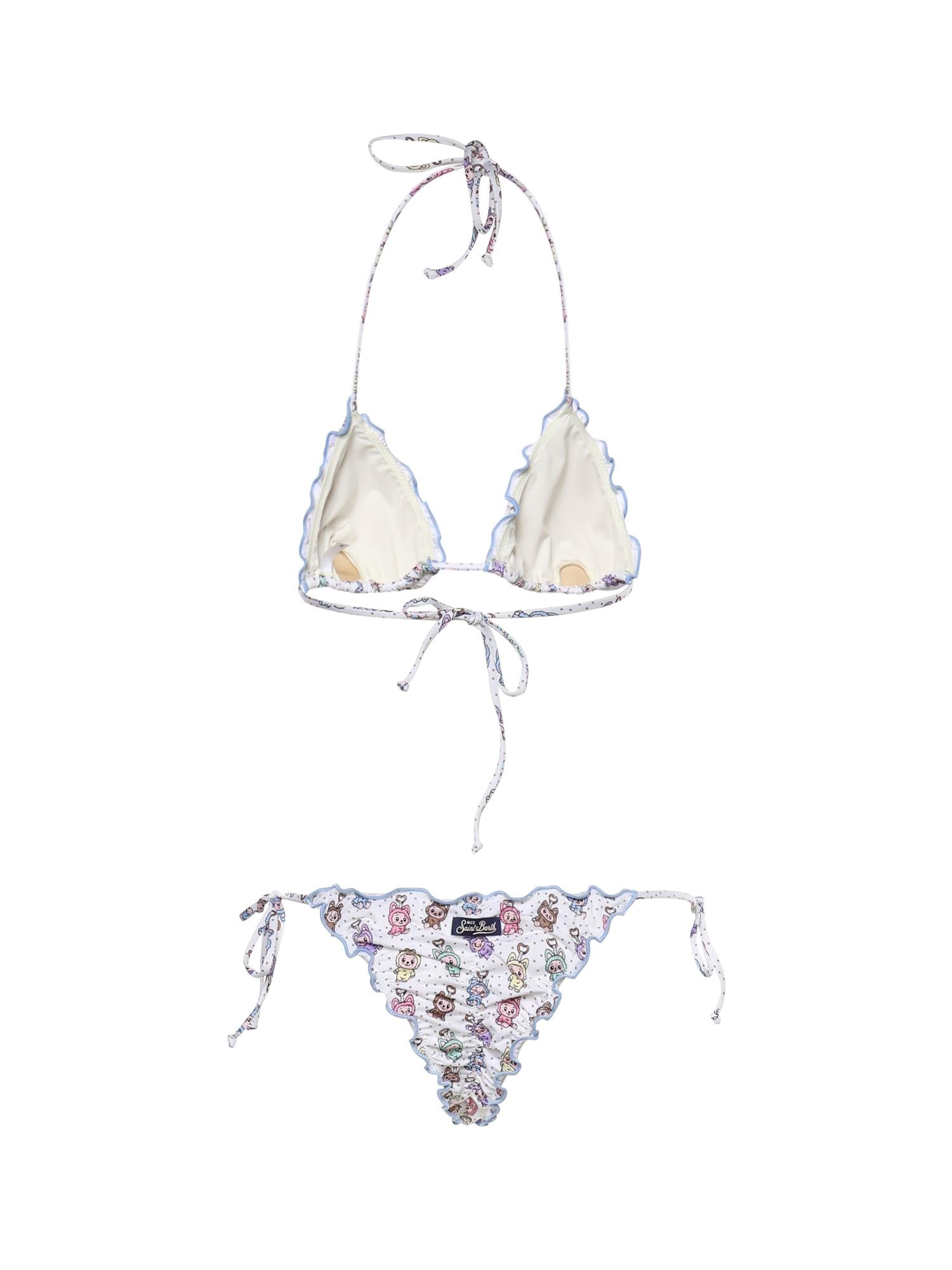 Bikini Sagitami con stampa LaBubu SAGI001 09070L MC2 SAINT BARTH 