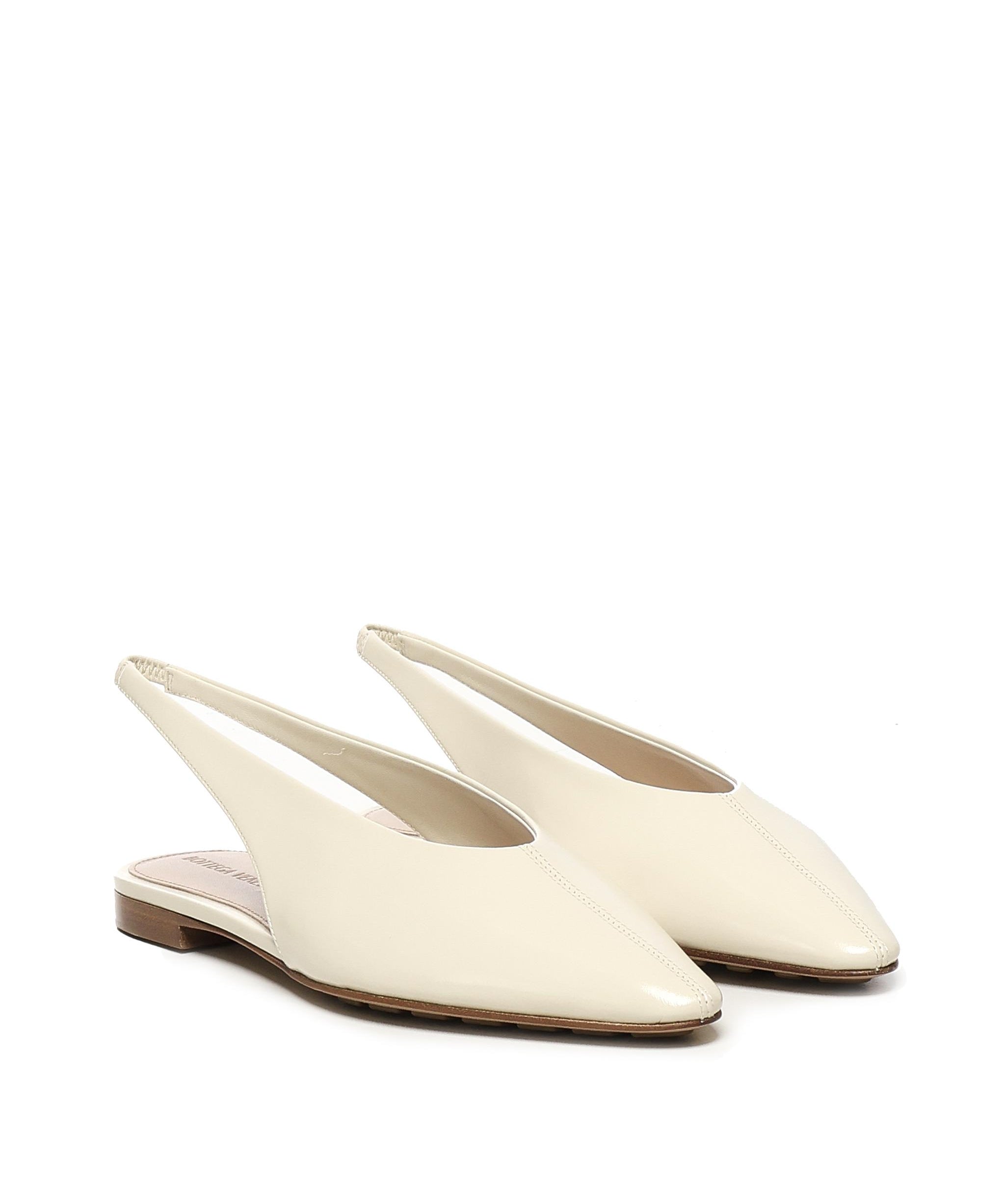 Ballerine slingback Sofia in pelle di vitello lucida 827702 V3H909031 BOTTEGA VENETA 