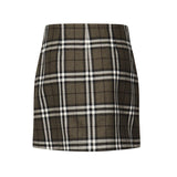 Minigonna in lana Check 8110911 C3078 BURBERRY 