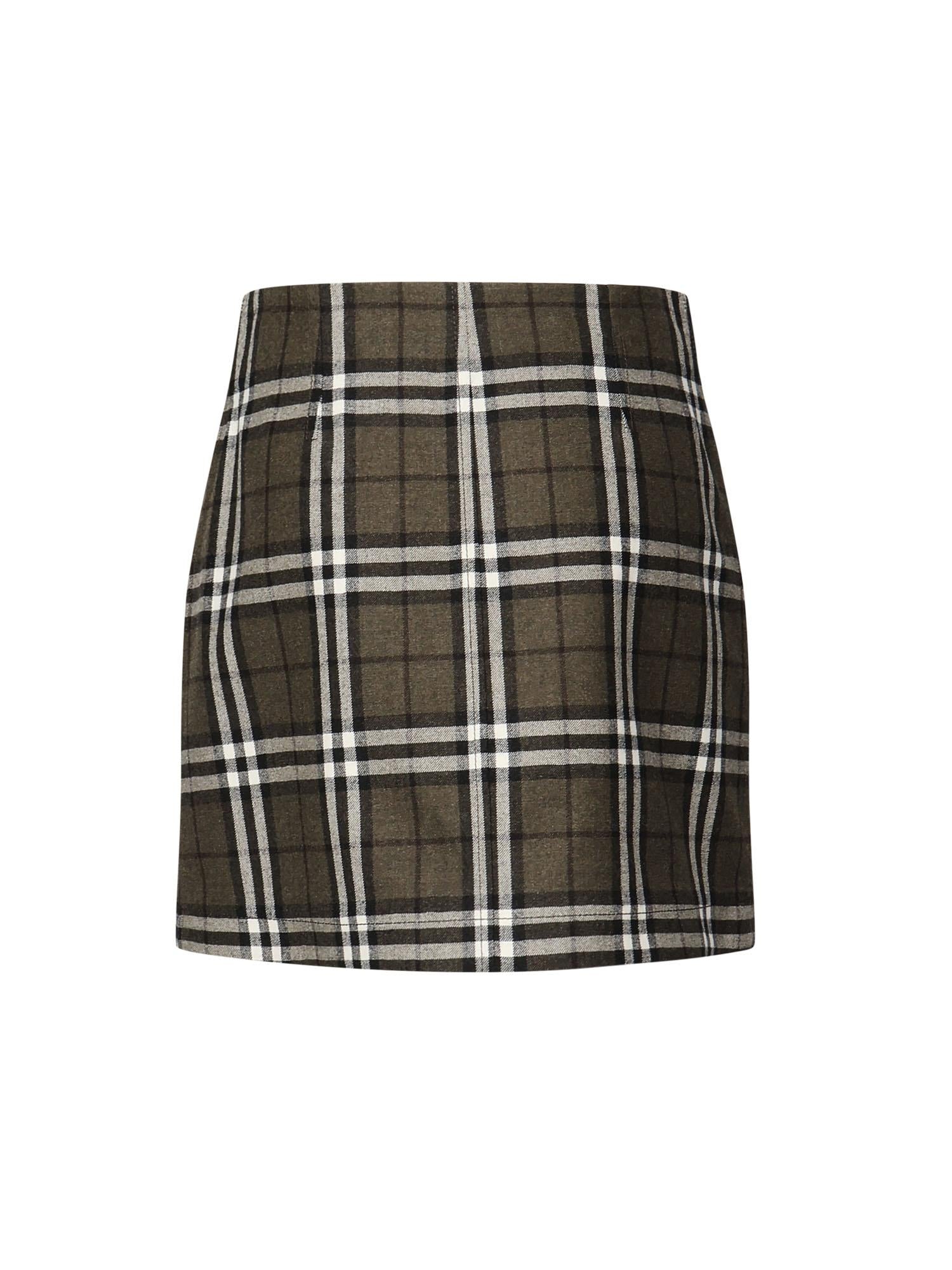 Minigonna in lana Check 8110911 C3078 BURBERRY 