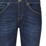 Pantaloni George skinny in cotone e lyocell<BR/> UP232 DS0345UHR2800 DONDUP 
