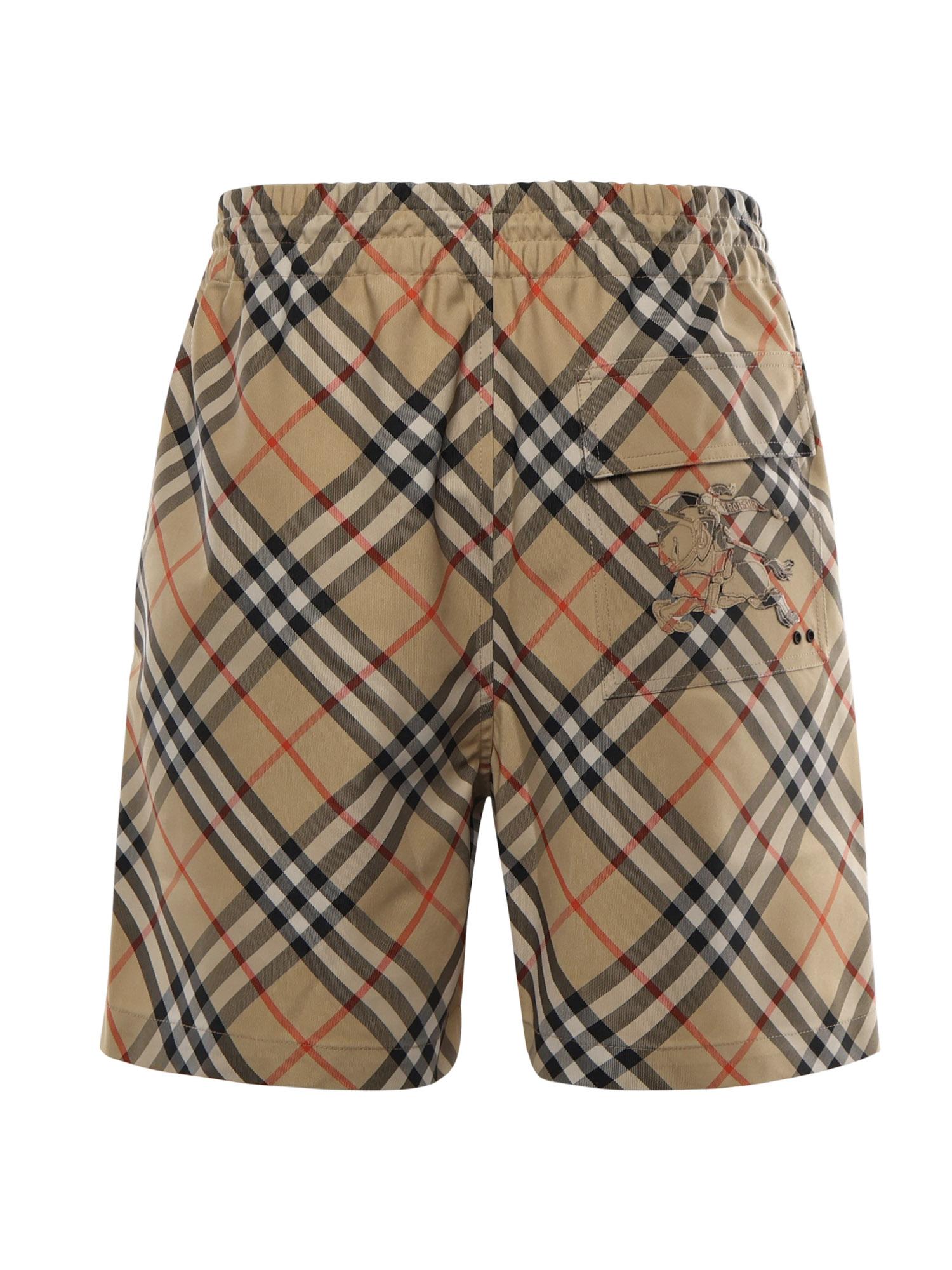 Shorts Check 8105509 B9368 BURBERRY 