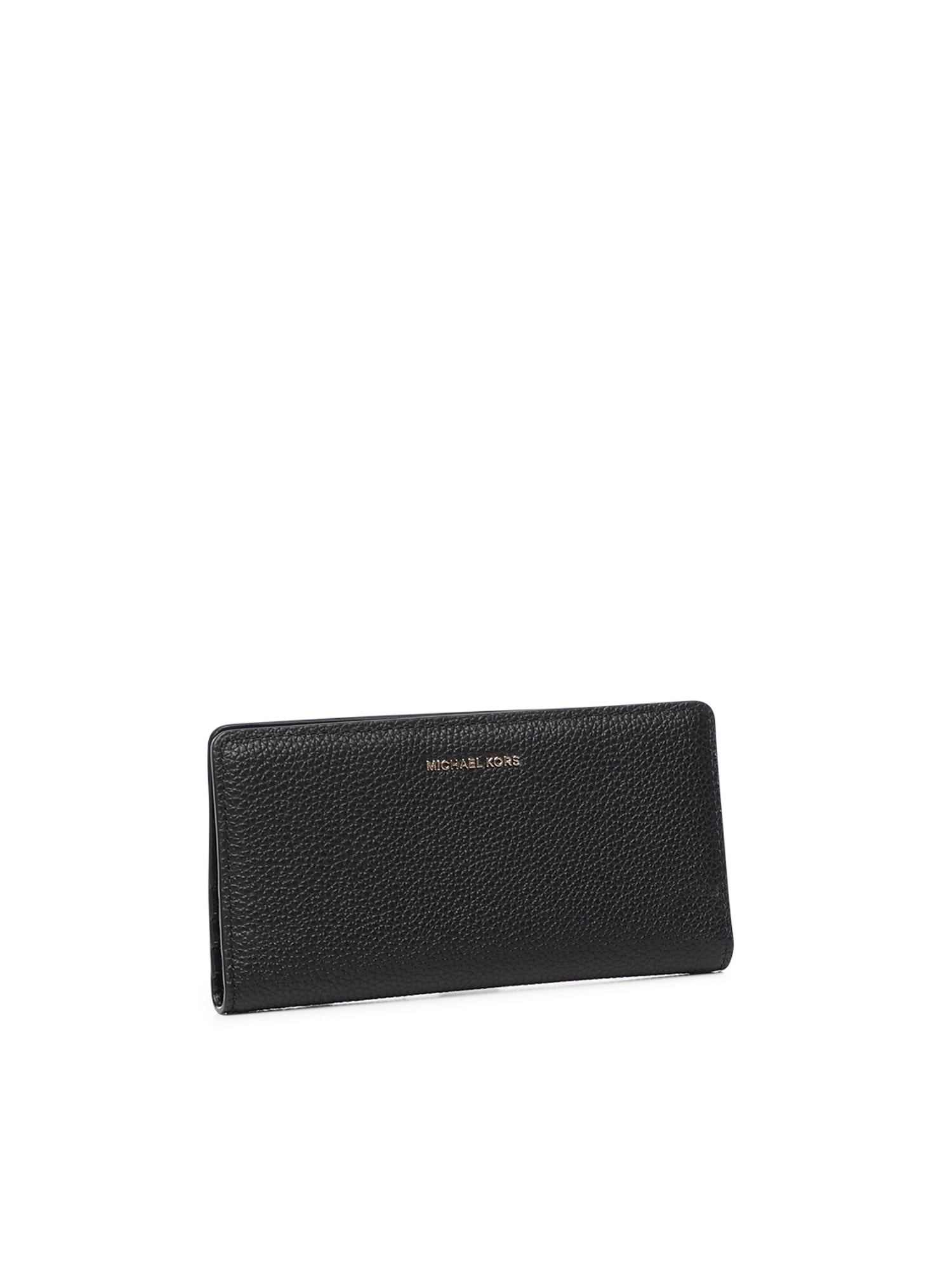 Portafoglio Bryant in pelle con logo 32S5GYTP3L 001 MICHAEL MICHAEL KORS 