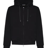Felpa in double jersey con logo EM004538 AF10013UC001 EMPORIO ARMANI 