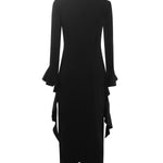 Abito con volant 105736 A2Q2Z99 PINKO 