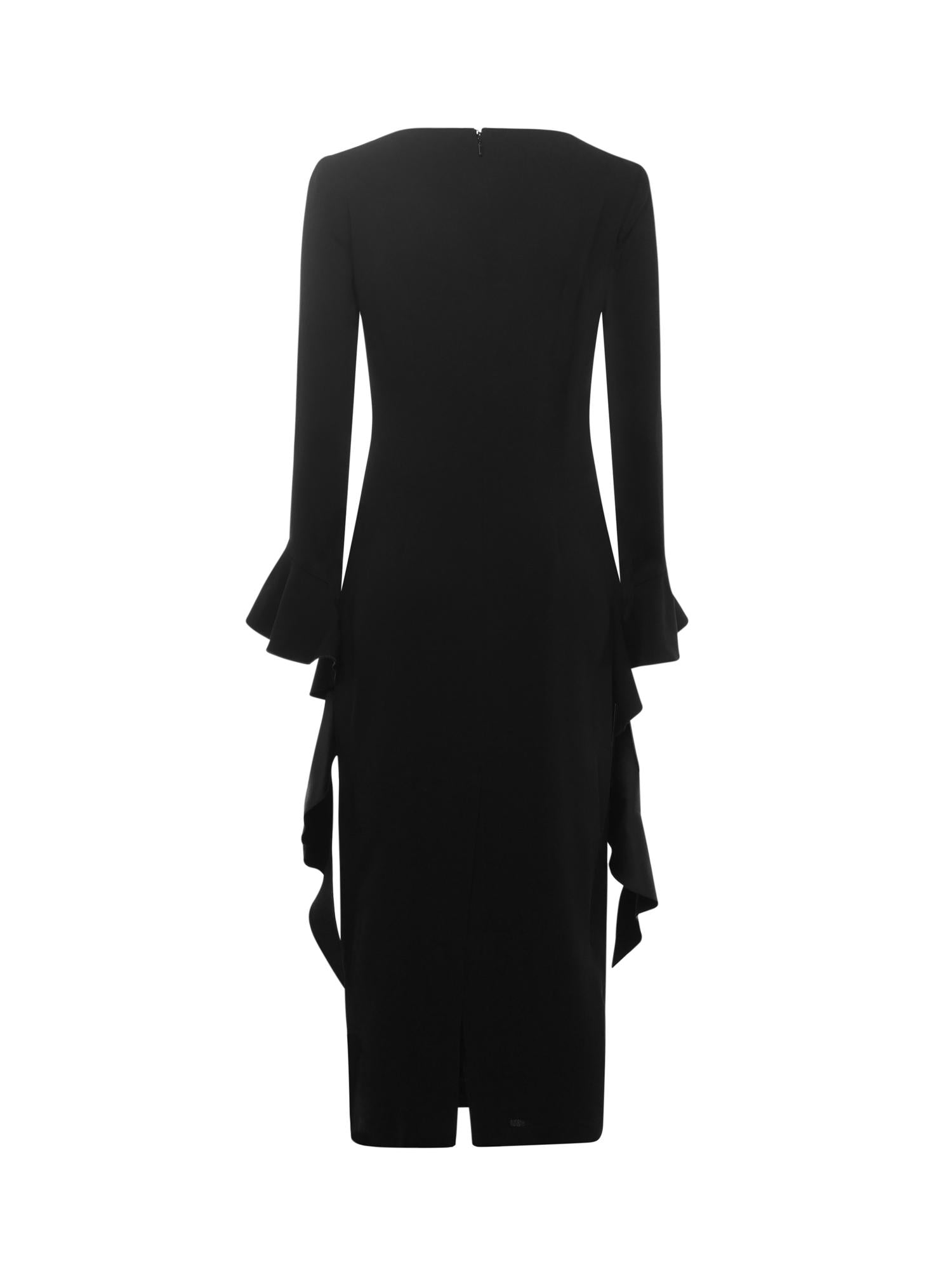 Abito con volant 105736 A2Q2Z99 PINKO 