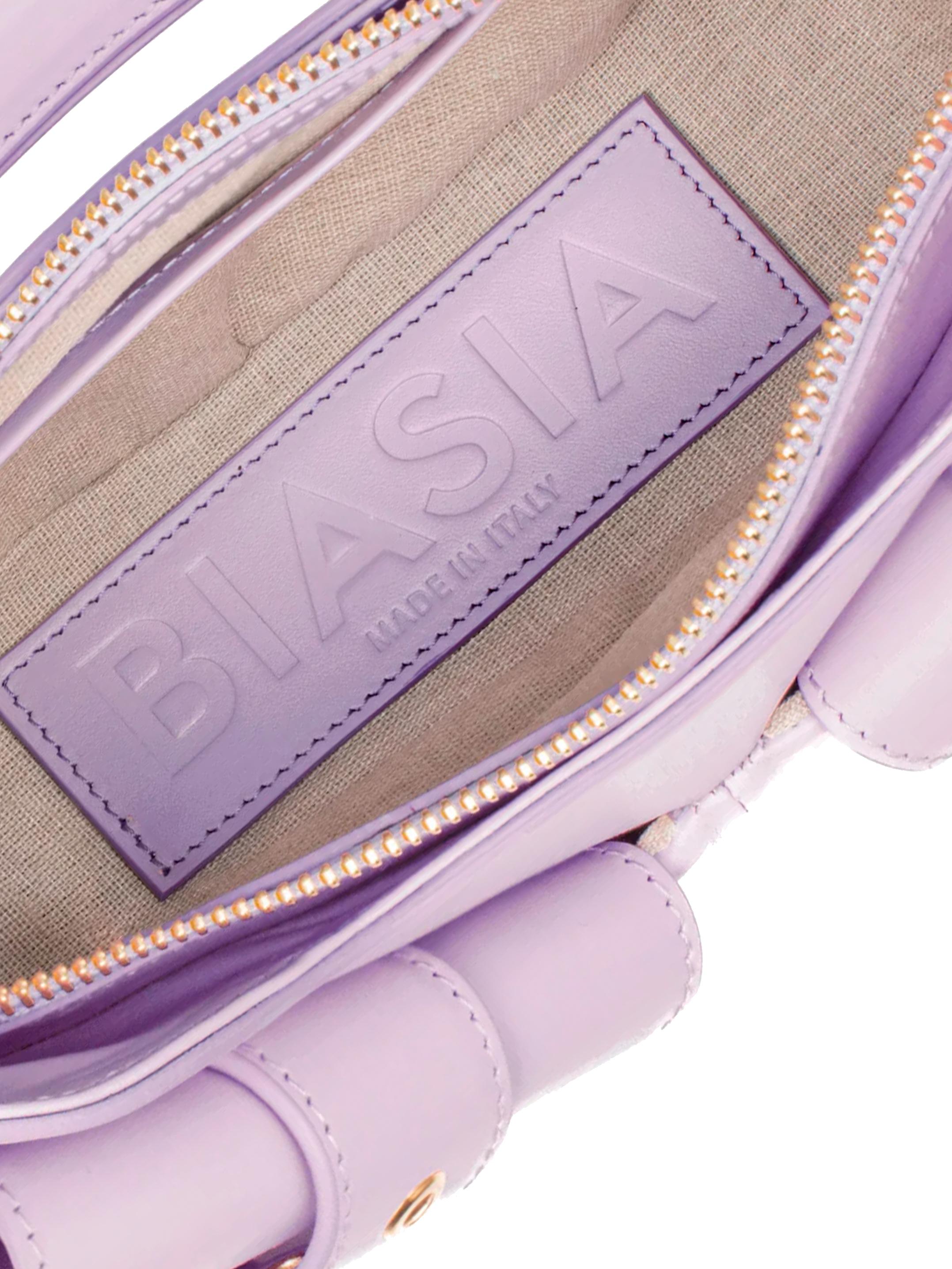 Borsa a spalla Y2K.002 FBBP70002 -LILLA/ORO BIASIA 
