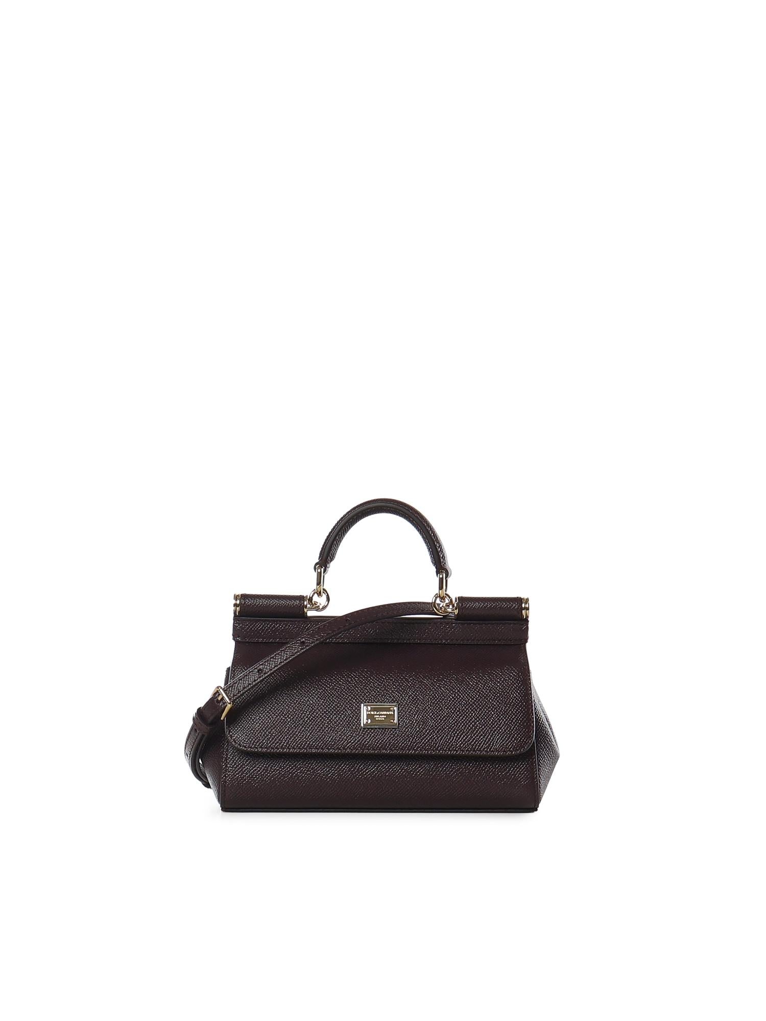 Borsa a mano Sicily mini in pelle di vitello Dauphine BB7116 B10018M073 DOLCE & GABBANA 