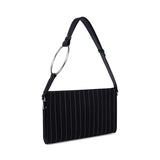 Clutch in fresco di lana gessato WB322 ES0080D999 DONDUP 