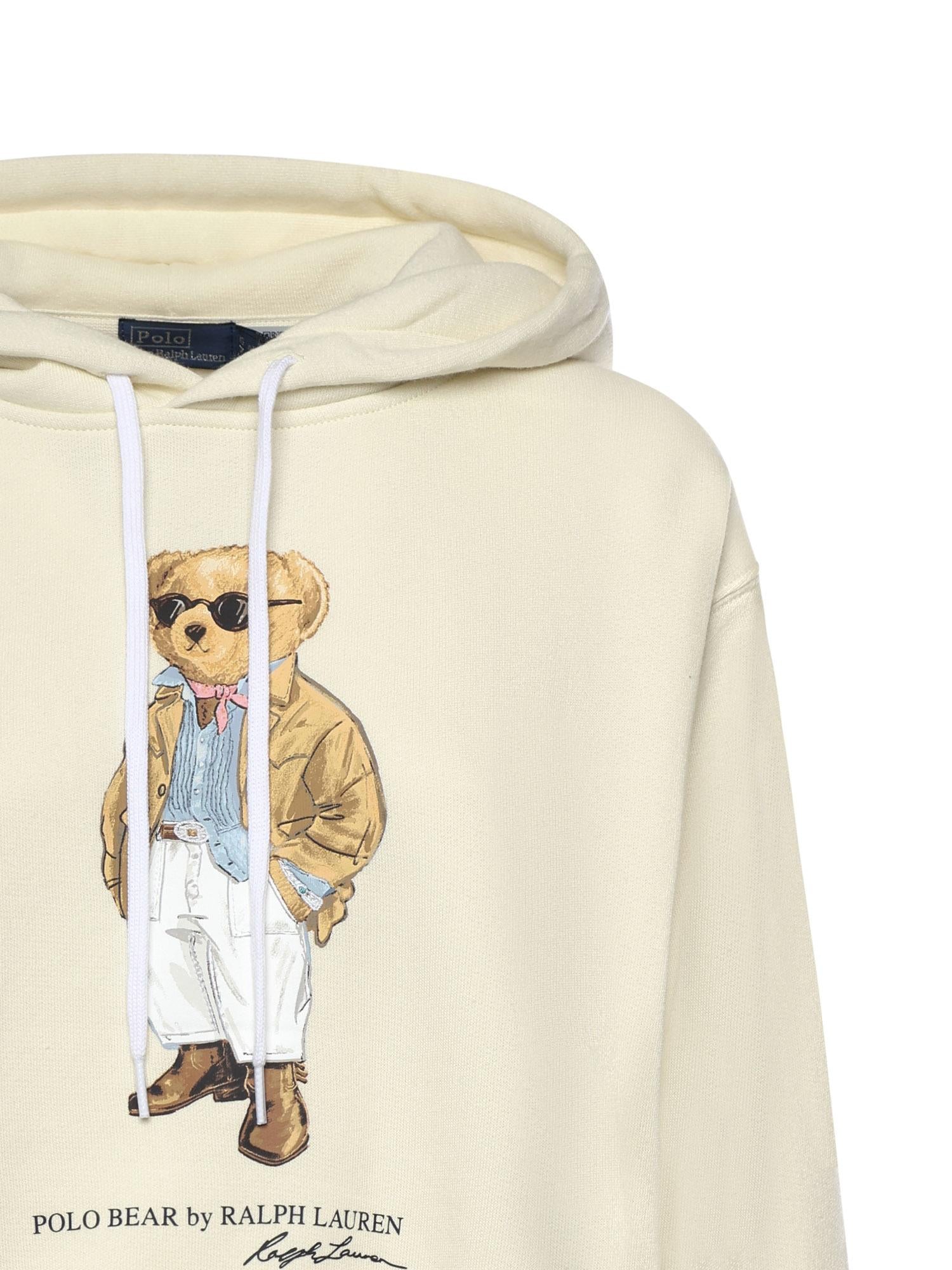 Felpa con cappuccio Polo Bear 211A96598 001 POLO RALPH LAUREN 
