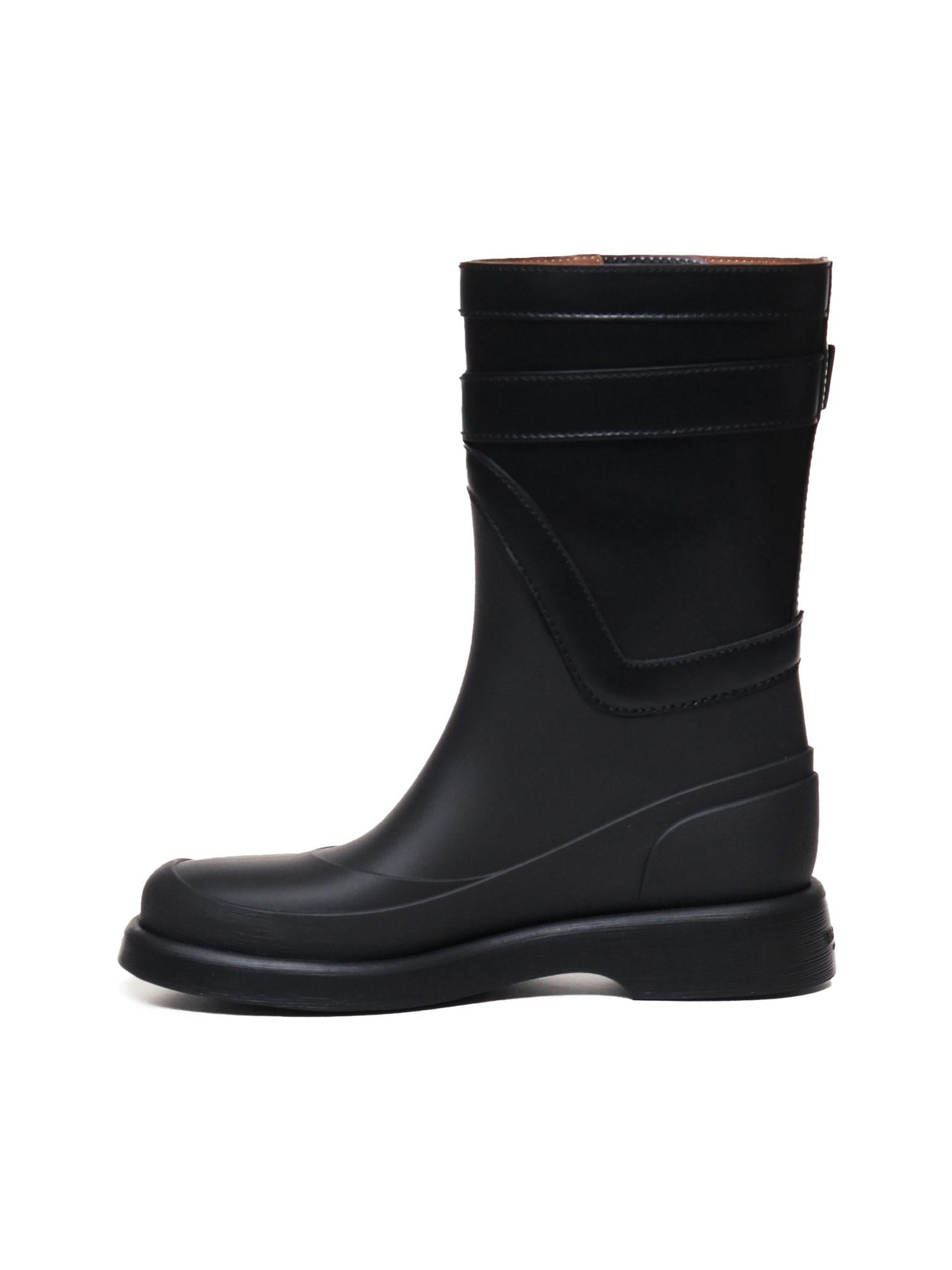 Stivali in pelle Vlogo The bold edition rainboots 5W2S0JU8 HEX0NO VALENTINO GARAVANI 