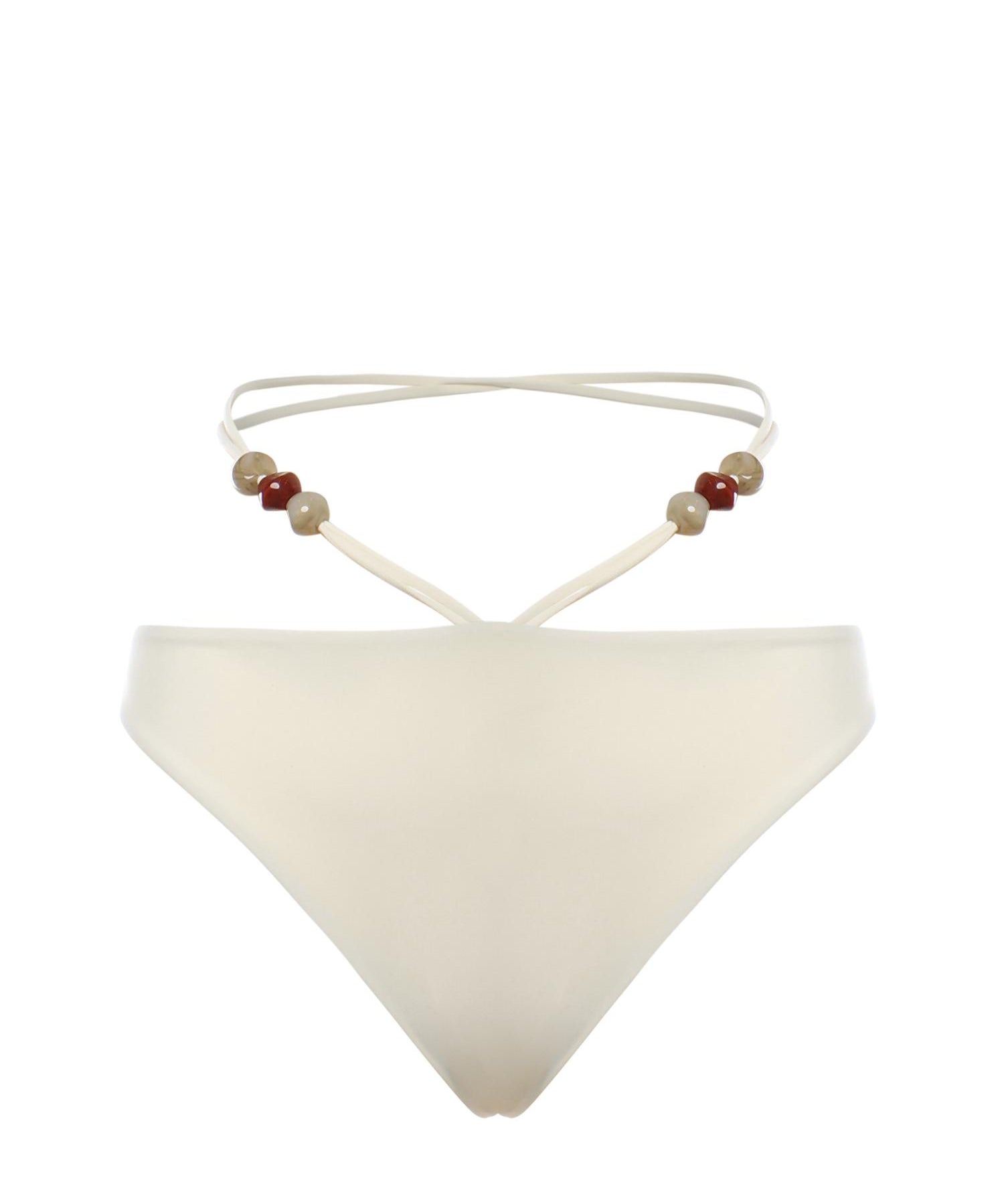 Slip bikini con cinturini e perline 618426  MAGDA BUTRYM 