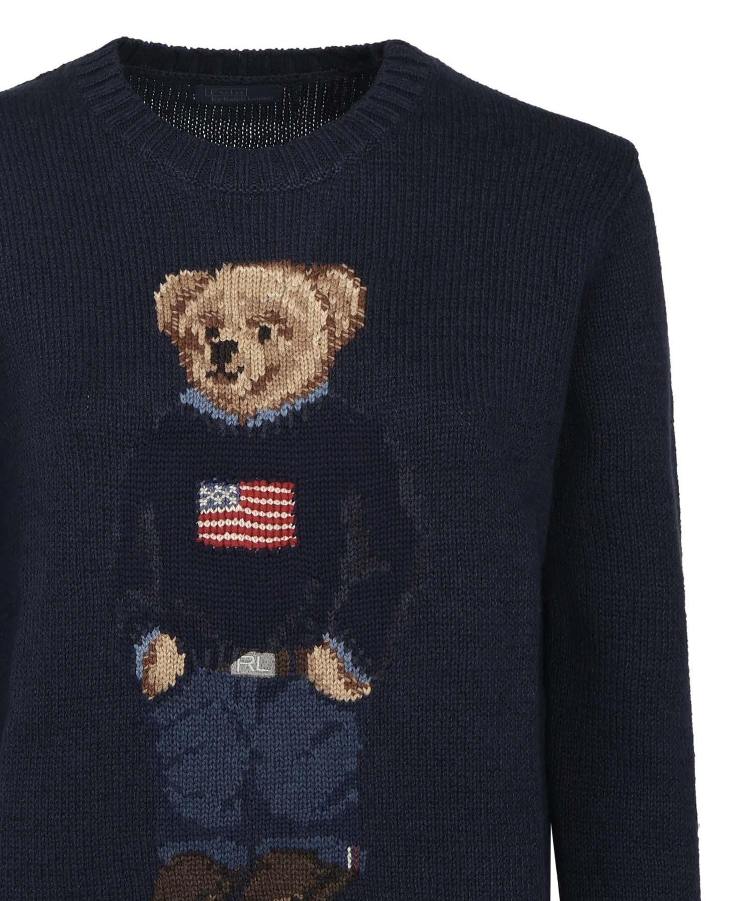 Maglia Polo Bear in cotone e lino 211927070 001 POLO RALPH LAUREN 