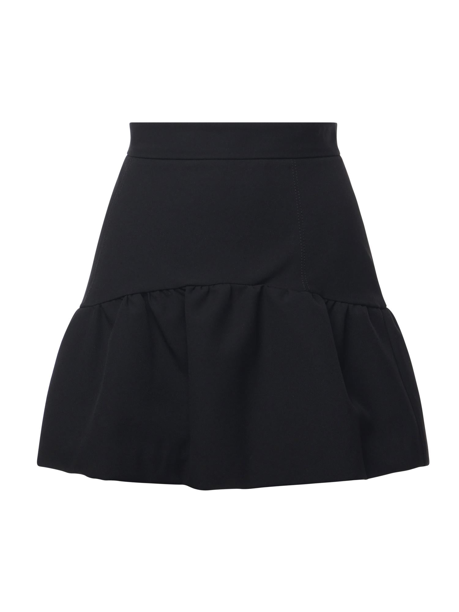 Minigonna con balza 105767 A2QVZ99 PINKO 