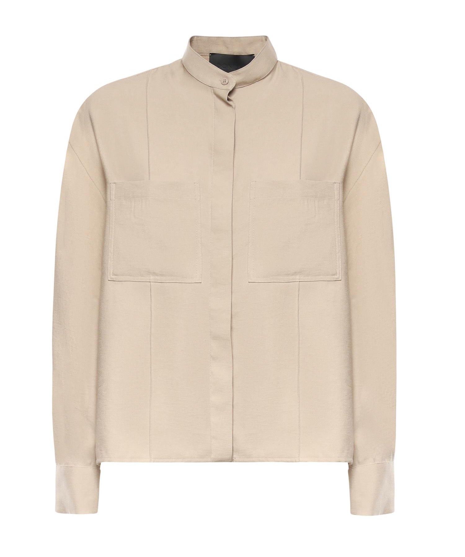 Camicia in gabardina di viscosa DC493 IF0049DXXX010 DONDUP 