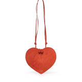 Borsa a tracolla Le Cœur in pelle e suede AA1P003CA577 A50 ALAIA 