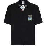 Camicia Volcano in seta MSP26SH003 09 CASABLANCA 