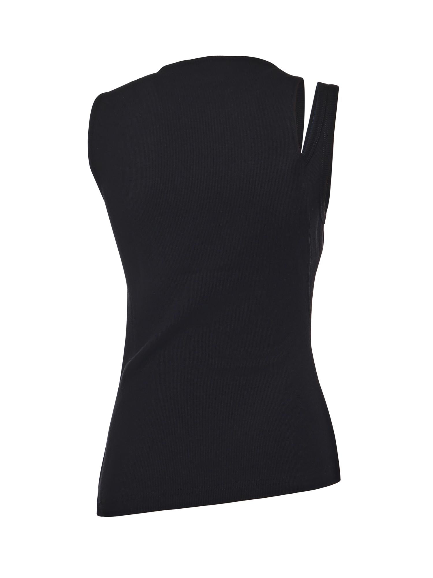Top Transverse in cotone anni '90 425JDE146JS0194 9999 COURREGES 