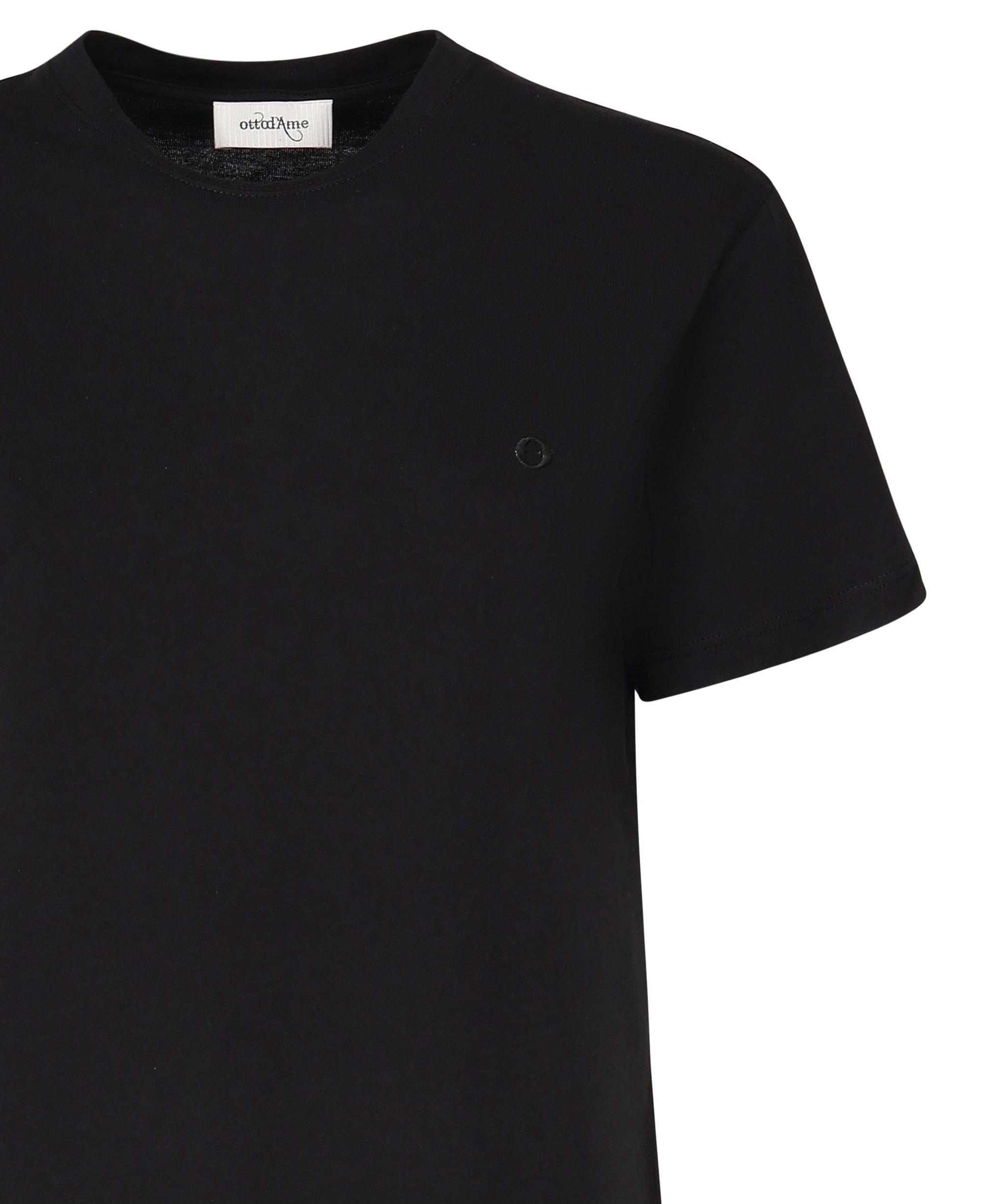 T-shirt in cotone DM8092-1 NERO OTTOD'AME 