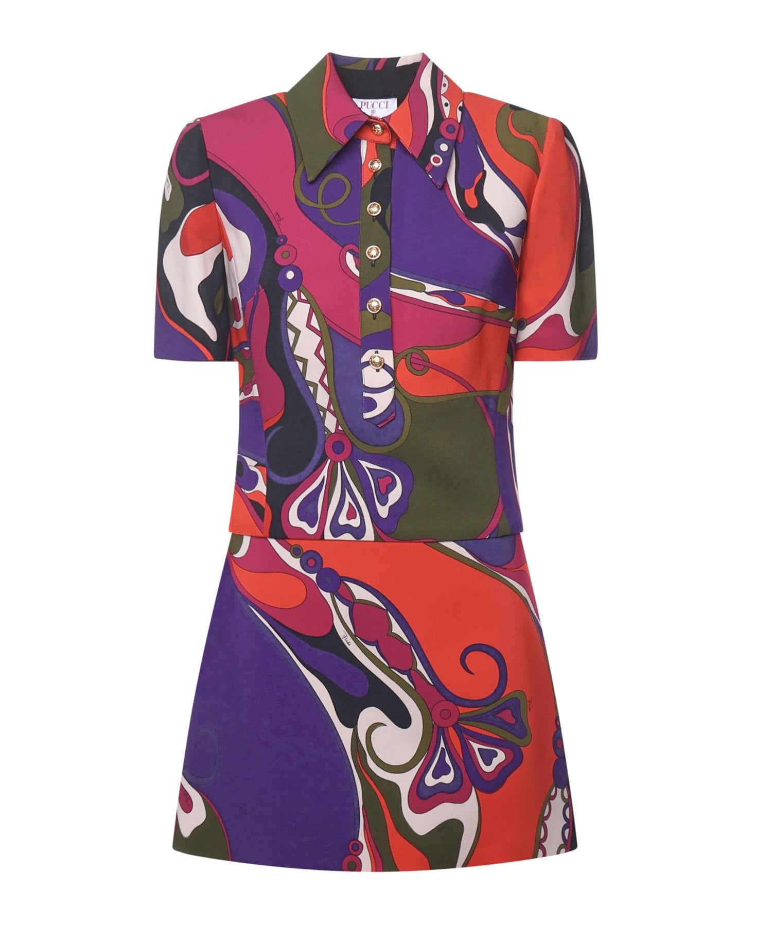 Abito in stampa orchidee 5URG15 5U738017 PUCCI 