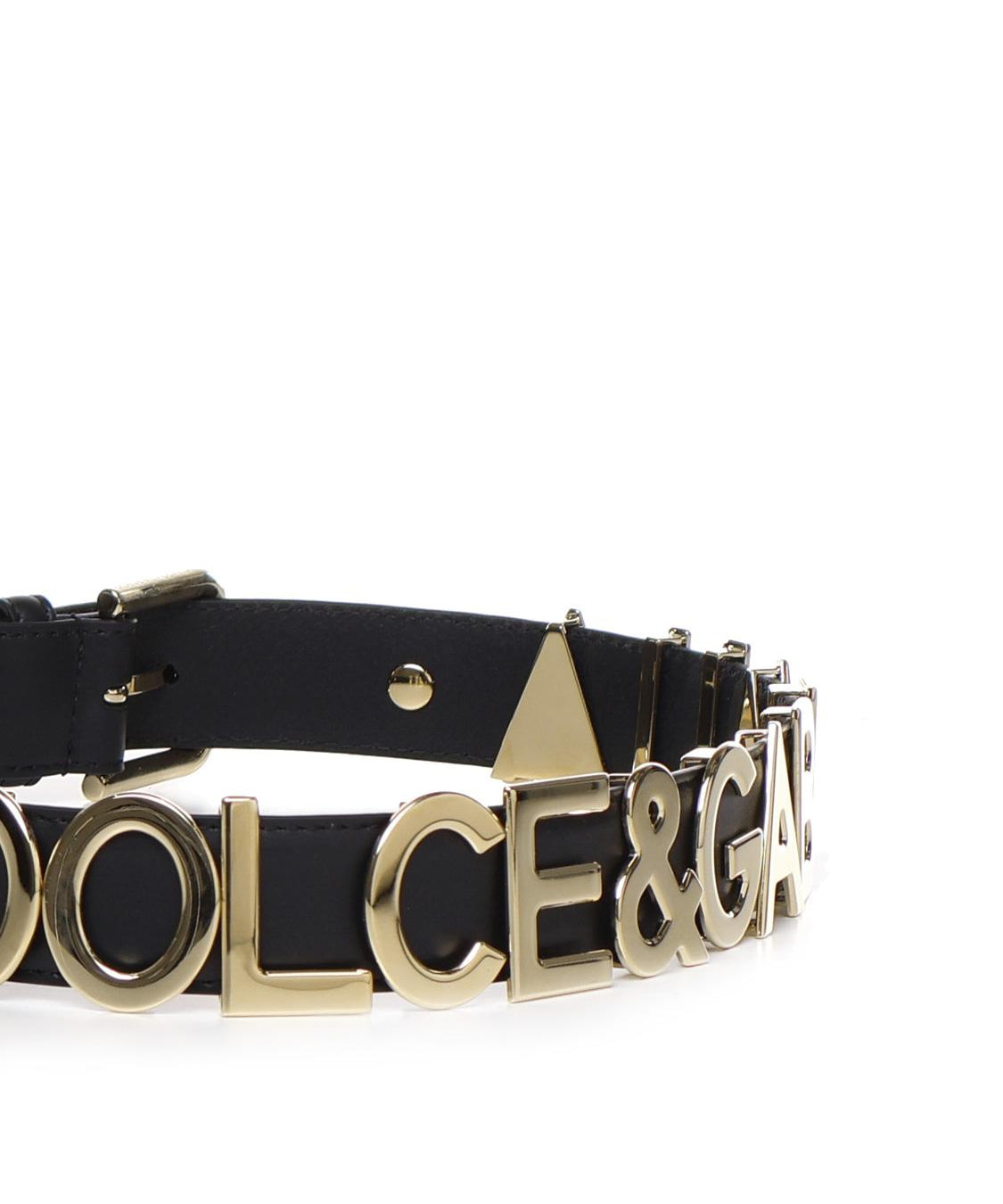 Cintura in pelle di vitello con lettering BE1521 AM6818S070 DOLCE & GABBANA 