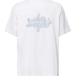 T-shirt con logo stampa frontale <BR/> BM71MG3YPL 100 GIVENCHY 