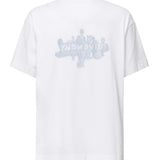 T-shirt con logo stampa frontale <BR/> BM71MG3YPL 100 GIVENCHY 