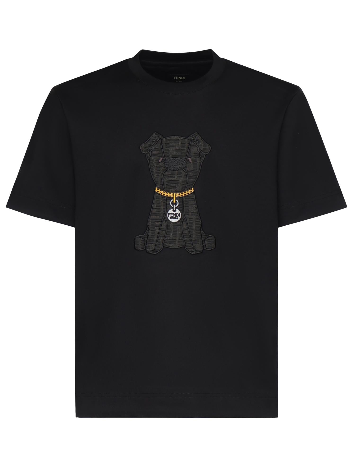 T-shirt in cotone FY0936 AW0PF0QA1 FENDI 