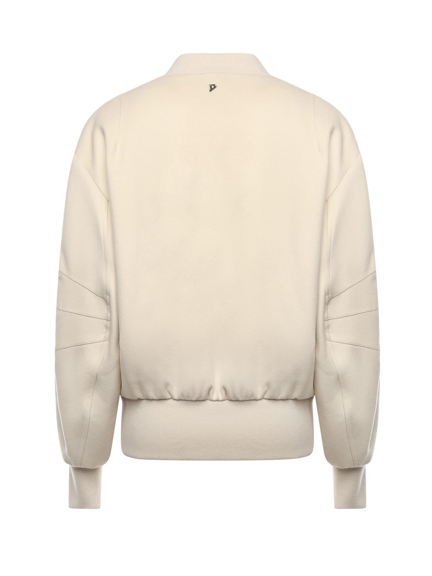 Bomber in velour lana e cashmere DJ747 WF0187DXXX004 DONDUP 