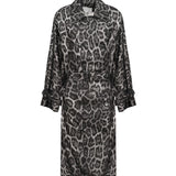 Trench con cintura e stampa leopardo 670055 3GS3101230 STELLA McCARTNEY 