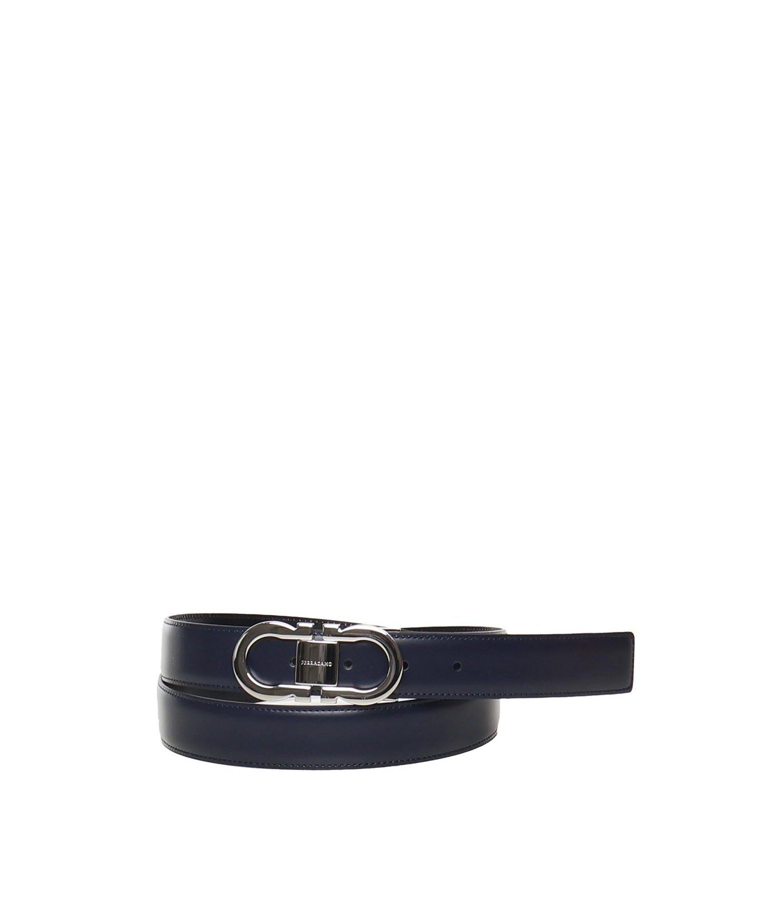 Cintura reversibile e regolabile Gancini 670326 770942002 FERRAGAMO 