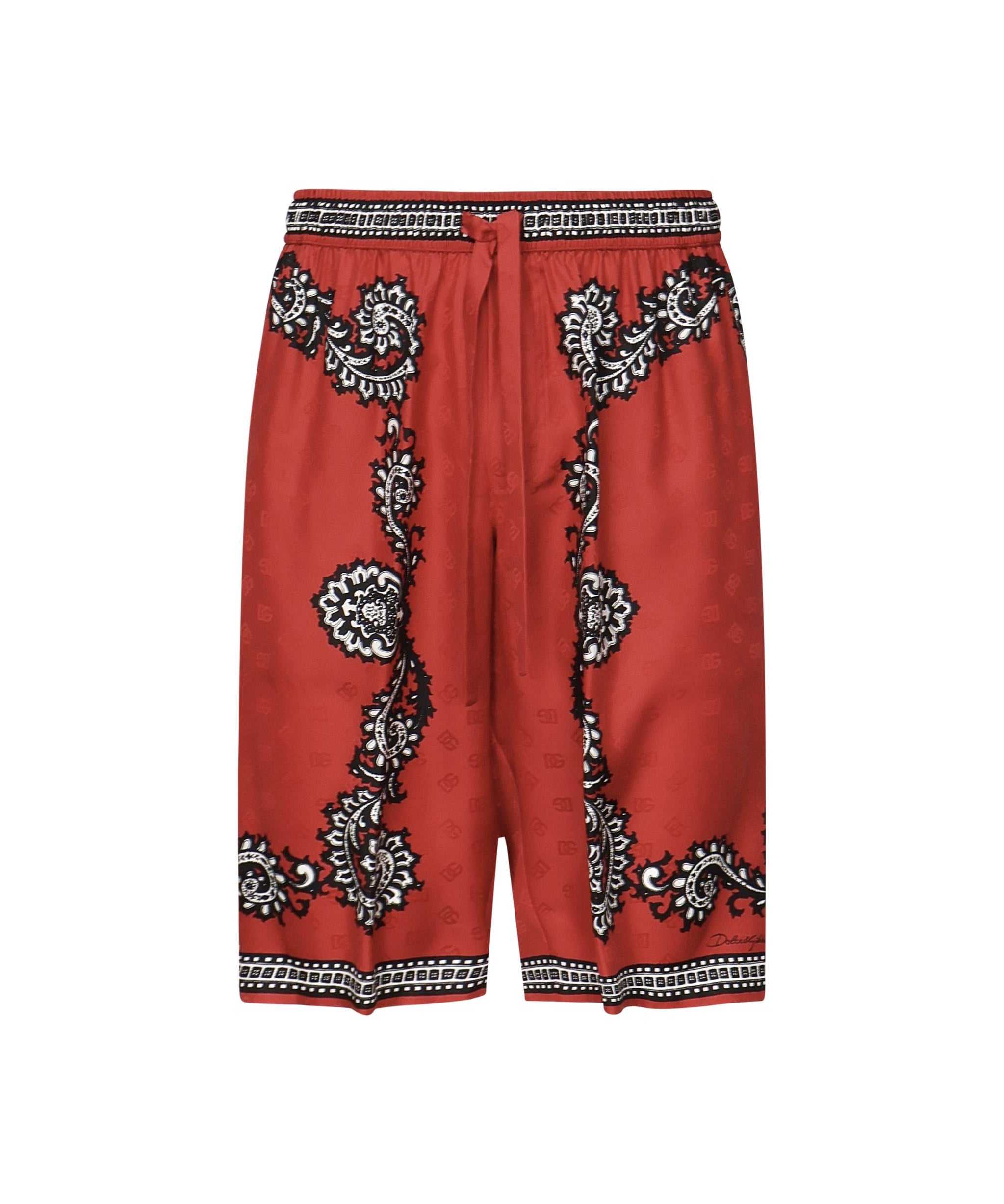 Bermuda jacquard con stampa Bandana GV37AT GI926HR5IJ DOLCE & GABBANA 