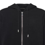 Felpa Hugel con zip HUGEL NERO GIULIANO GALIANO 
