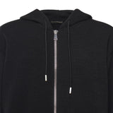 Felpa Hugel con zip HUGEL NERO GIULIANO GALIANO 