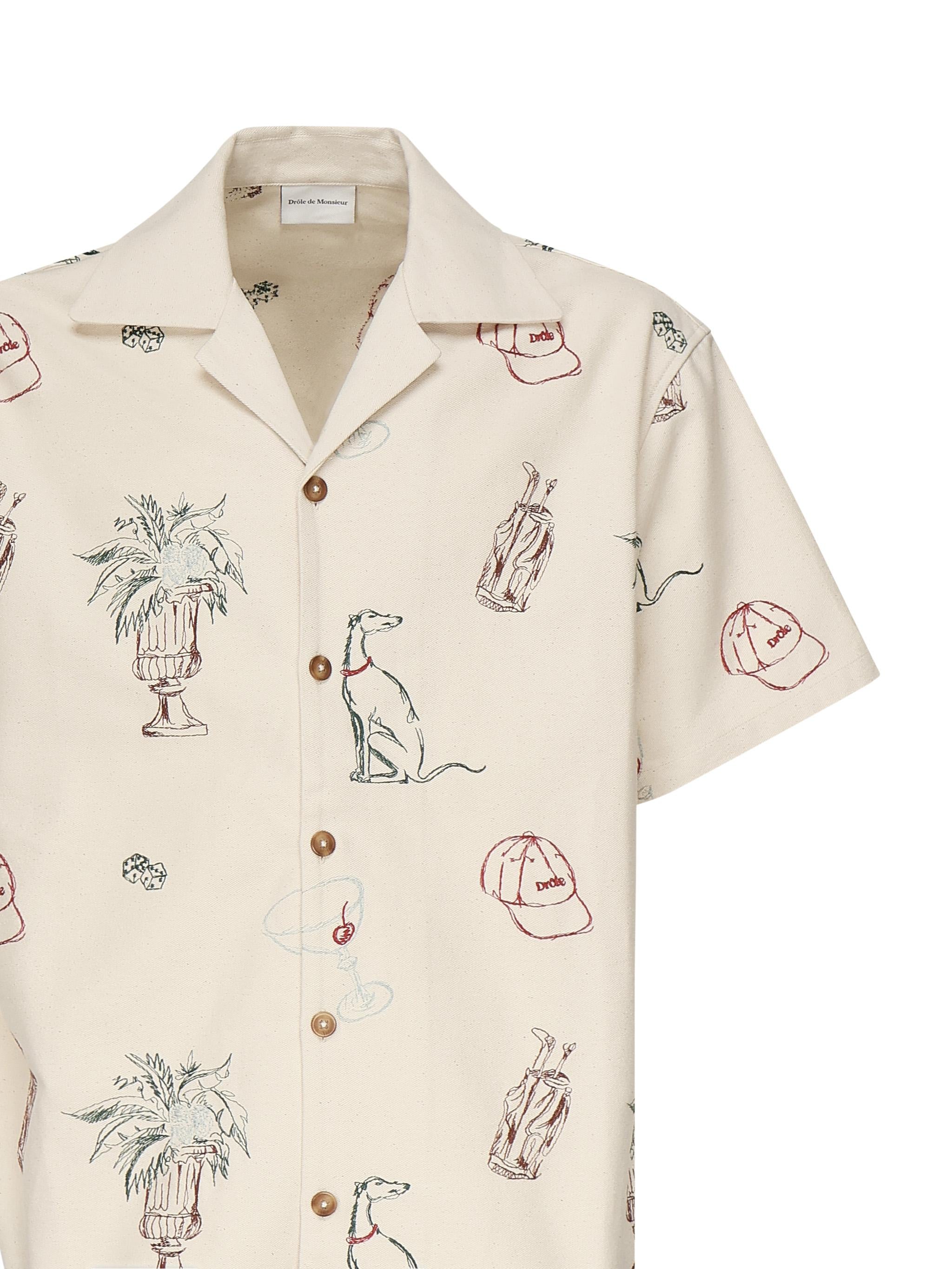 Camicia Brodée Country Club SH214CO198 EC Drôle de Monsieur 