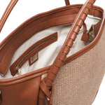 Borsa Flaminia 73BS90001 FLAMINIANATURALE/CUOIO V° 73 