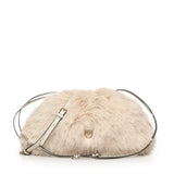 Maxi clutch in eco-pelliccia con logo<BR/> 105909 A2VZC50Q PINKO 
