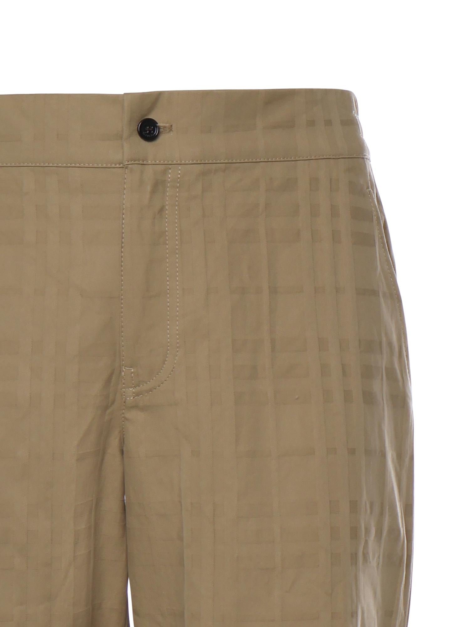 Pantaloni in cotone Check 8117841 C2386 BURBERRY 