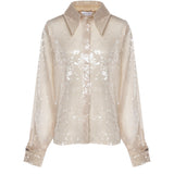 Camicia Orlena con paillettes GLSS26SH02  GALIA LAHAV 