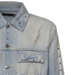 Giacca in denim con borchie AMOUJA1036 543 AMIRI 
