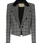 Giacca in lana motivo check 8B3CE585 9W7C1W VALENTINO GARAVANI 