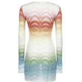 Mini-abito in viscosa lamé MC22SL00 BR014HSM9X1 MISSONI 