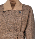 Cappotto reversibile in cammello e lana<BR/> 2310161135600 EVELIN001 MAX MARA 