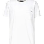 T-shirt con logo ricamato NPMB3501280UCX B001 FAY 