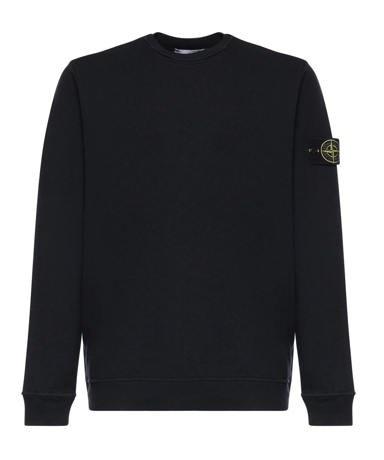 Felpa in cotone malfilé con logo L1S156100034 S0060V0020 STONE ISLAND 