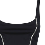Top Corset con scollo tondo CORSET -BLUE THE ARCHIVIA 