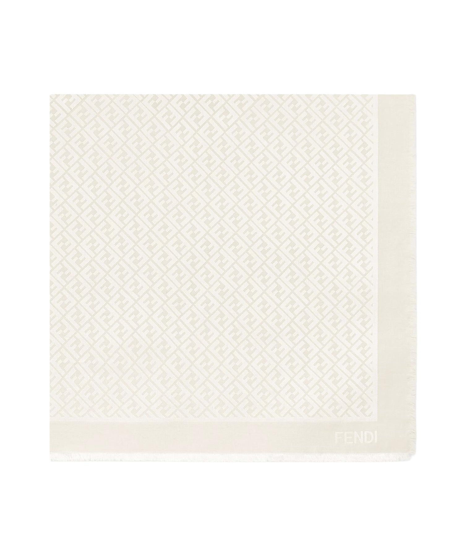 Scialle FF jacquard in seta e lana FXT069 AJW7F0QM0 FENDI 