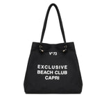 Borsa shooping Beach Club 73BS92701 BEACH CLUBNERO V° 73 
