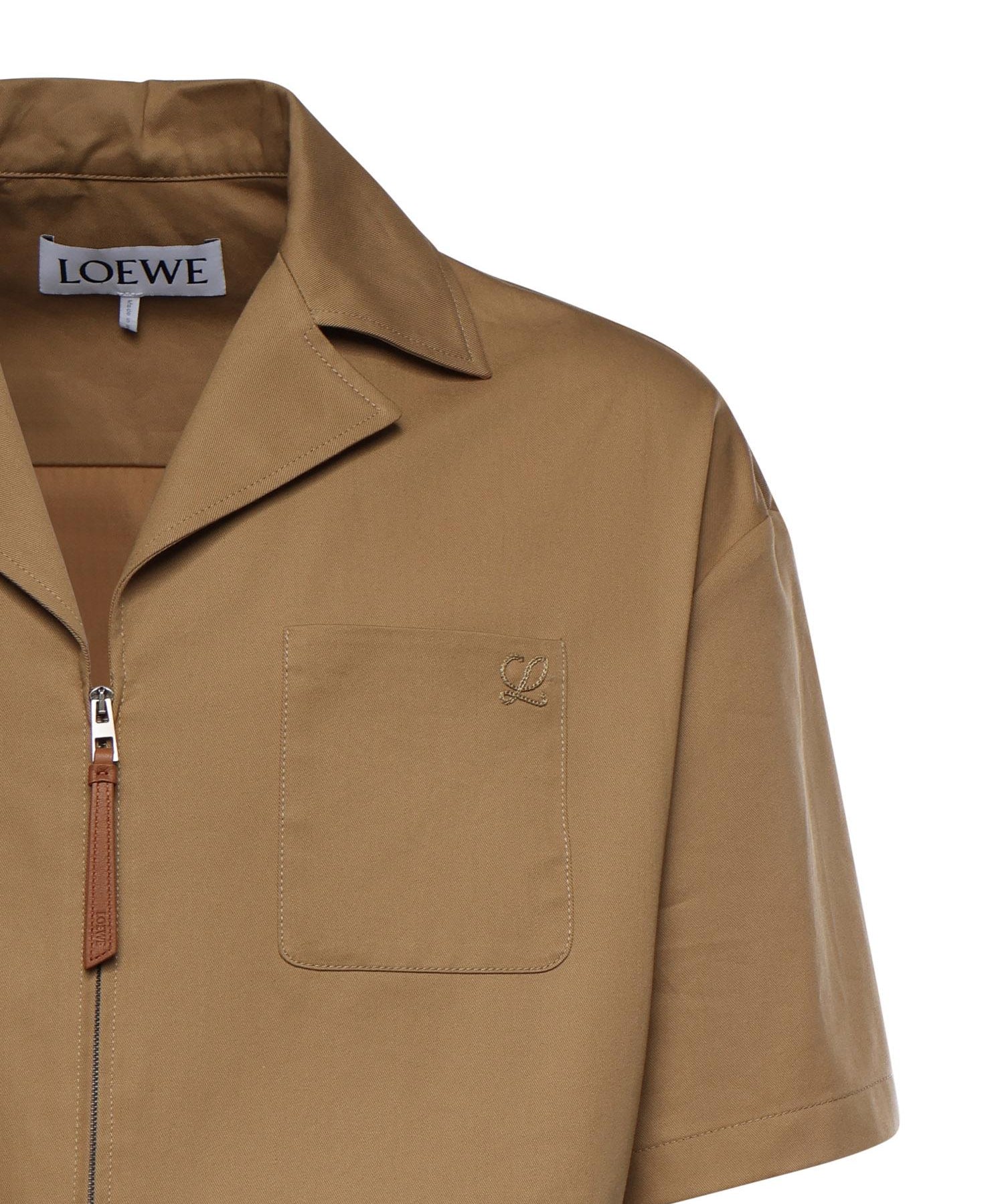 Camicia in cotone con logo H526Y05WGE 3430 LOEWE 
