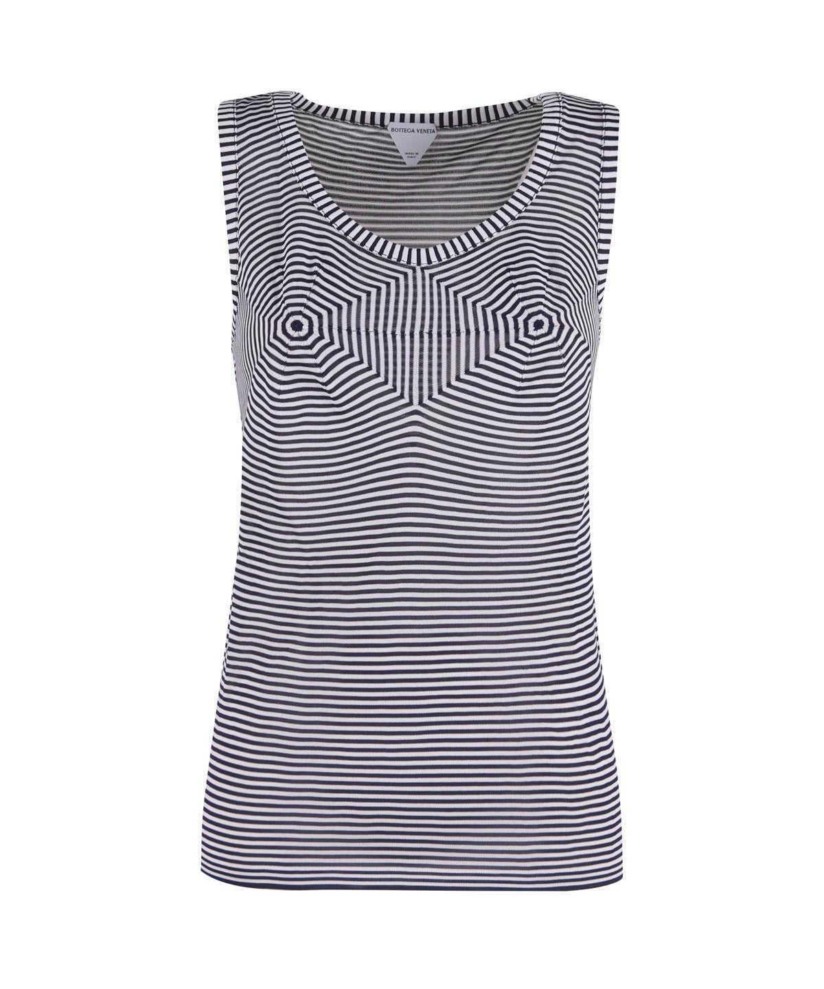 Canotta stampa ottica 730445 V2PM04096 BOTTEGA VENETA 